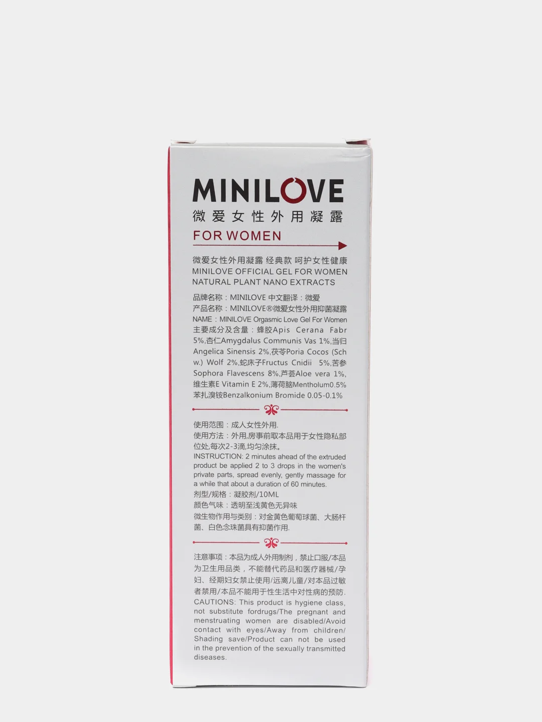 Возбуждающий гель-стимулятор для девушек MiniLove, 10 мл