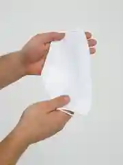 Белый маска тканевая, двуслойная
