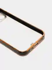 Черный чехол для iPhone 12 Mini, 12 Pro Max, 13 Mini, 13 Pro Max с гальваническим покрытием
