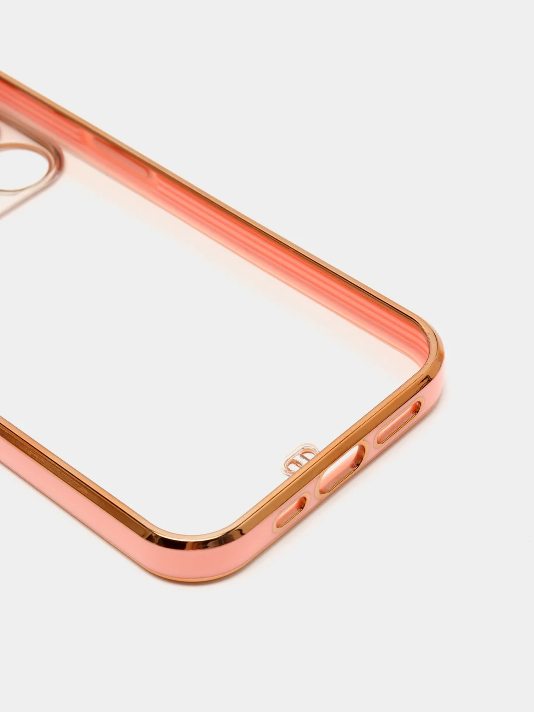Розовый чехол для iPhone 12 Mini, 12 Pro Max, 13 Mini, 13 Pro Max с гальваническим покрытием