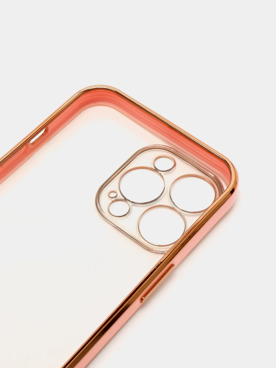 Розовый чехол для iPhone 12 Mini, 12 Pro Max, 13 Mini, 13 Pro Max с гальваническим покрытием