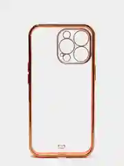 Розовый чехол для iPhone 12 Mini, 12 Pro Max, 13 Mini, 13 Pro Max с гальваническим покрытием