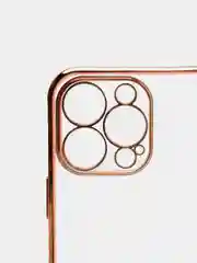 Розовый чехол для iPhone 12 Mini, 12 Pro Max, 13 Mini, 13 Pro Max с гальваническим покрытием