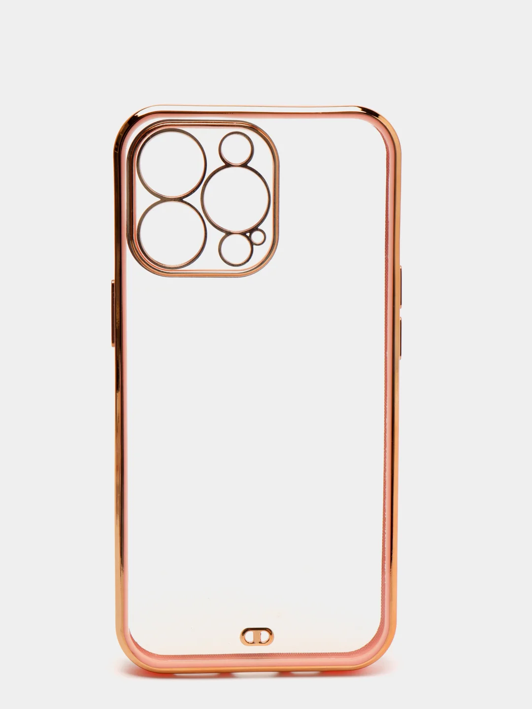 Розовый чехол для iPhone 12 Mini, 12 Pro Max, 13 Mini, 13 Pro Max с гальваническим покрытием