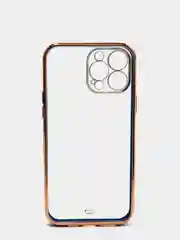 Синий чехол для iPhone 12 Mini, 12 Pro Max, 13 Mini, 13 Pro Max с гальваническим покрытием