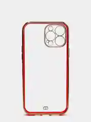 Красный чехол для iPhone 12 Mini, 12 Pro Max, 13 Mini, 13 Pro Max с гальваническим покрытием