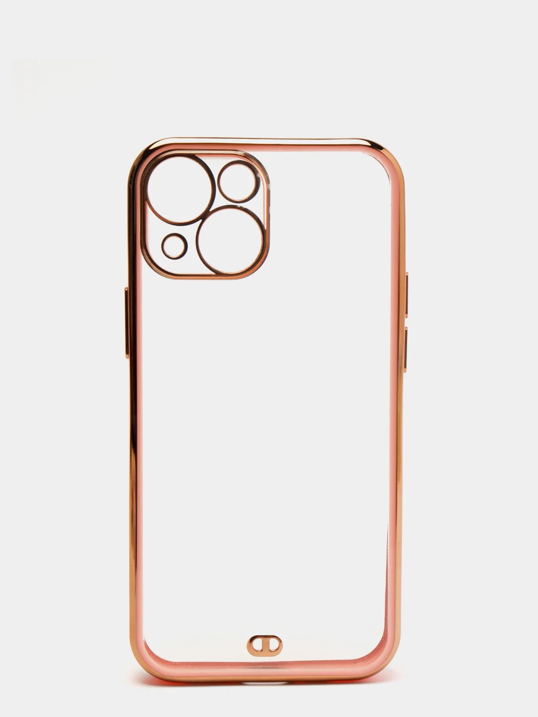 Розовый чехол для iPhone 12 Mini, 12 Pro Max, 13 Mini, 13 Pro Max с гальваническим покрытием