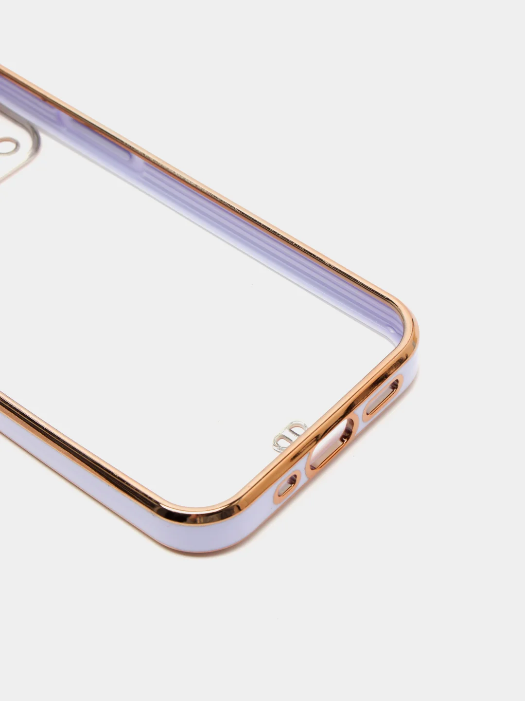 Лавандовый чехол для iPhone 12 Mini, 12 Pro Max, 13 Mini, 13 Pro Max с гальваническим покрытием