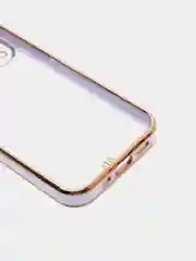 Лавандовый чехол для iPhone 12 Mini, 12 Pro Max, 13 Mini, 13 Pro Max с гальваническим покрытием