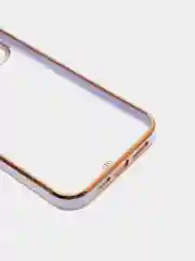 Лавандовый чехол для iPhone 12 Mini, 12 Pro Max, 13 Mini, 13 Pro Max с гальваническим покрытием