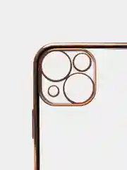 Черный чехол для iPhone 12 Mini, 12 Pro Max, 13 Mini, 13 Pro Max с гальваническим покрытием