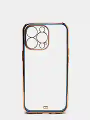 Синий чехол для iPhone 12 Mini, 12 Pro Max, 13 Mini, 13 Pro Max с гальваническим покрытием