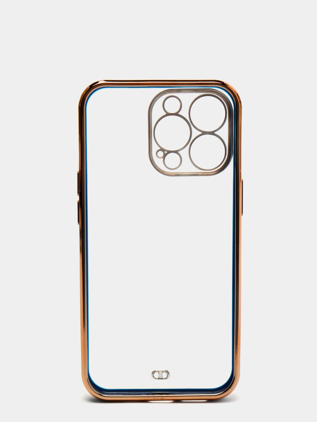 Синий чехол для iPhone 12 Mini, 12 Pro Max, 13 Mini, 13 Pro Max с гальваническим покрытием