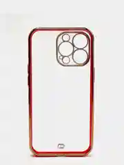 Красный чехол для iPhone 12 Mini, 12 Pro Max, 13 Mini, 13 Pro Max с гальваническим покрытием