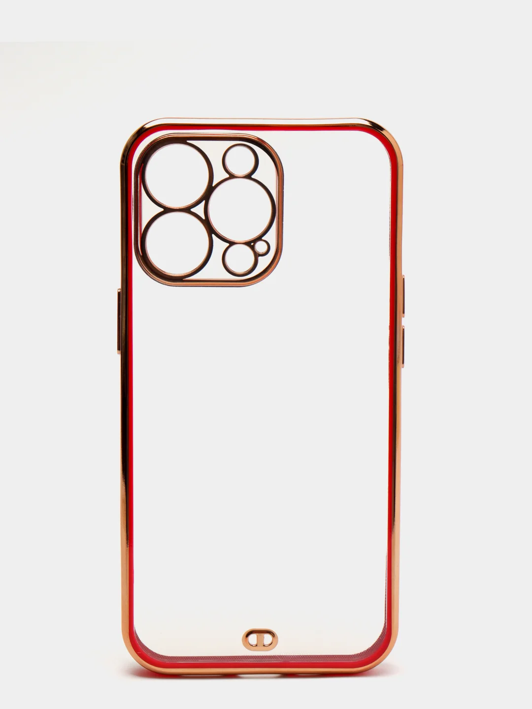 Красный чехол для iPhone 12 Mini, 12 Pro Max, 13 Mini, 13 Pro Max с гальваническим покрытием