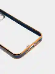 Синий чехол для iPhone 12 Mini, 12 Pro Max, 13 Mini, 13 Pro Max с гальваническим покрытием