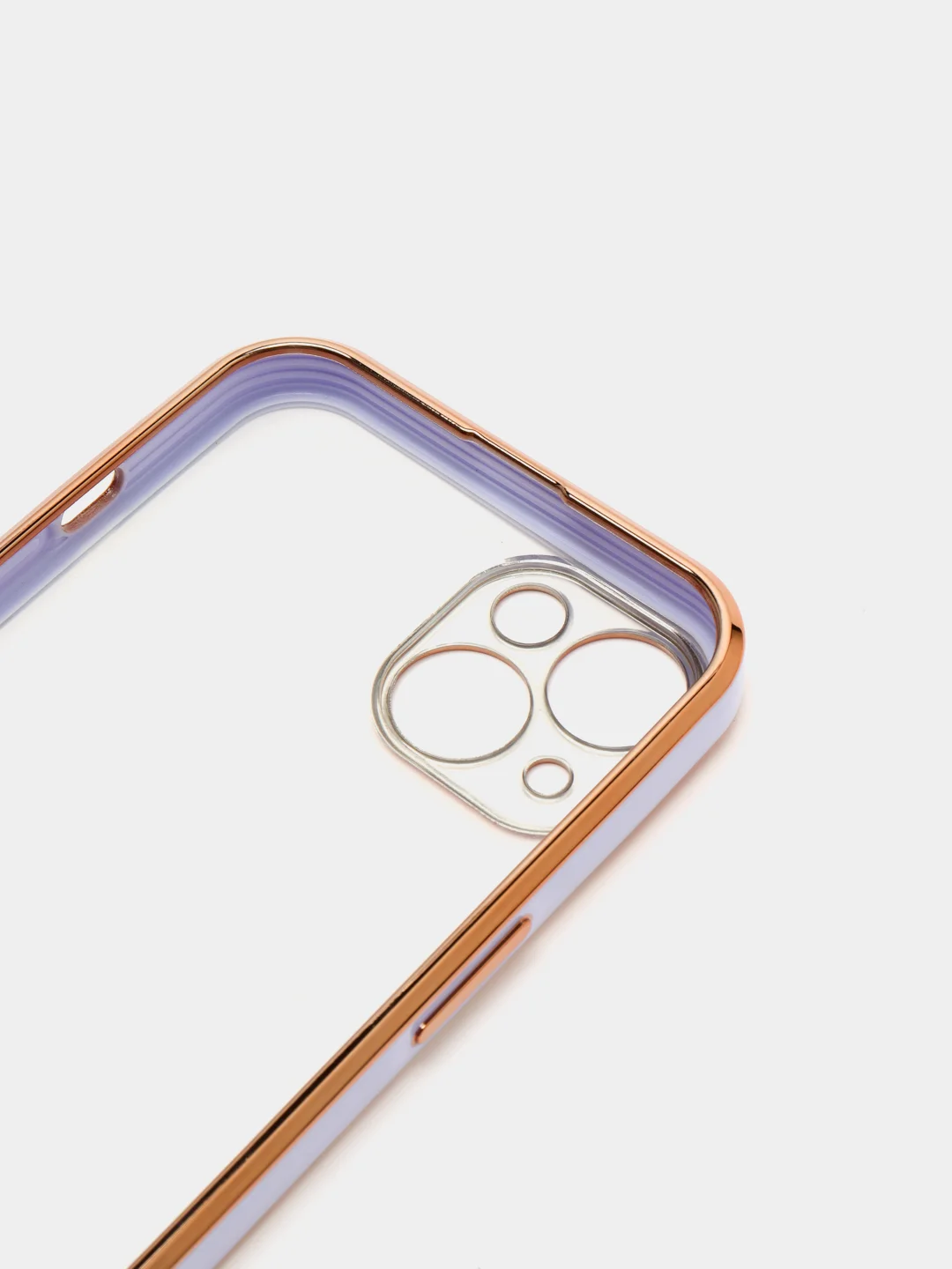 Лавандовый чехол для iPhone 12 Mini, 12 Pro Max, 13 Mini, 13 Pro Max с гальваническим покрытием