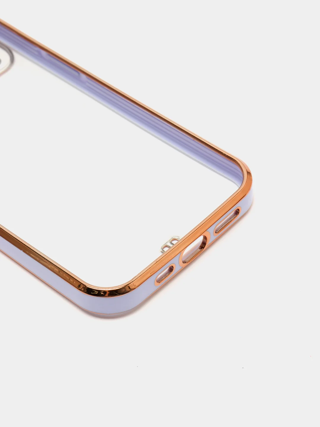 Лавандовый чехол для iPhone 12 Mini, 12 Pro Max, 13 Mini, 13 Pro Max с гальваническим покрытием