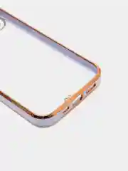 Лавандовый чехол для iPhone 12 Mini, 12 Pro Max, 13 Mini, 13 Pro Max с гальваническим покрытием