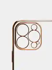 Белый чехол для iPhone 12 Mini, 12 Pro Max, 13 Mini, 13 Pro Max с гальваническим покрытием