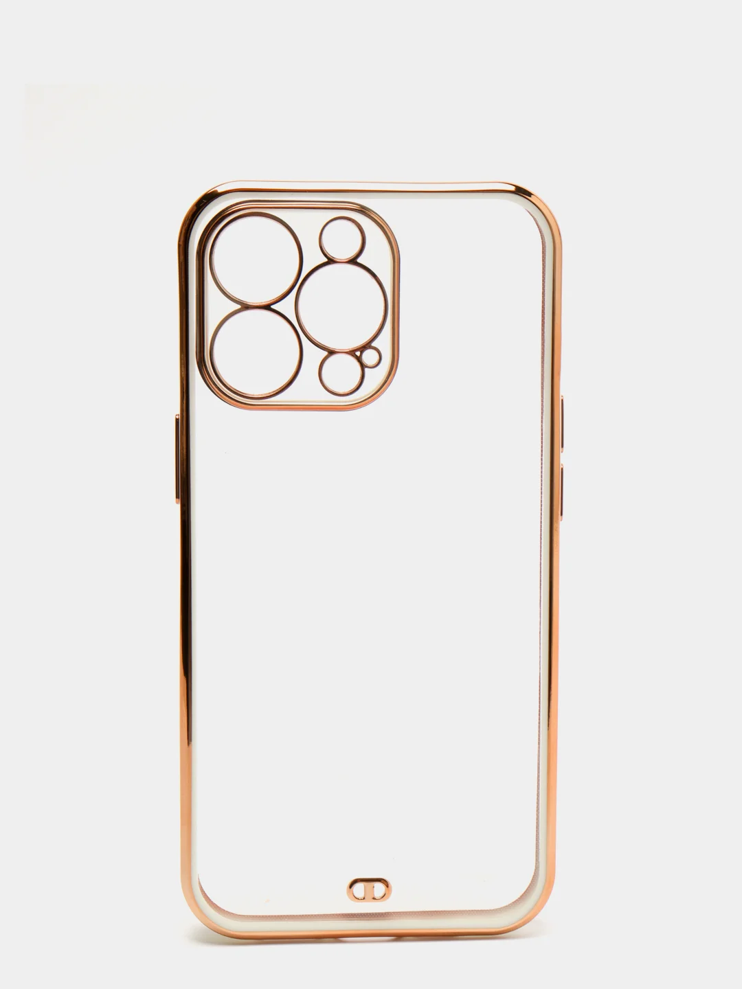 Белый чехол для iPhone 12 Mini, 12 Pro Max, 13 Mini, 13 Pro Max с гальваническим покрытием