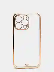 Белый чехол для iPhone 12 Mini, 12 Pro Max, 13 Mini, 13 Pro Max с гальваническим покрытием