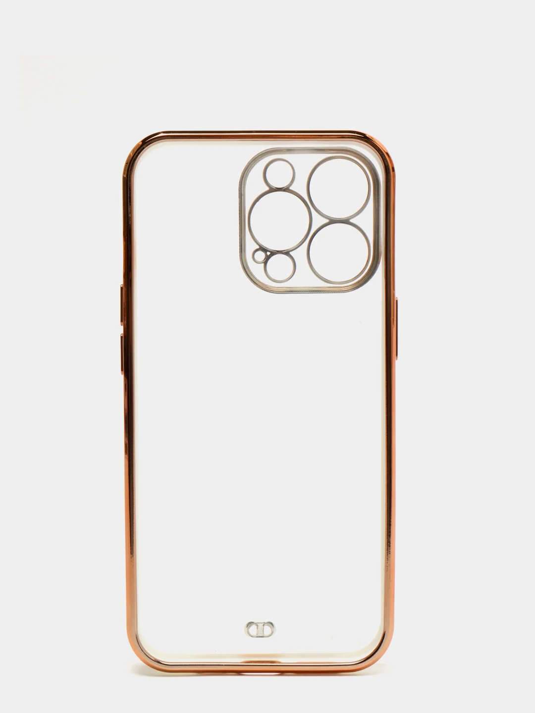 Белый чехол для iPhone 12 Mini, 12 Pro Max, 13 Mini, 13 Pro Max с гальваническим покрытием