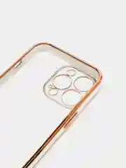 Белый чехол для iPhone 12 Mini, 12 Pro Max, 13 Mini, 13 Pro Max с гальваническим покрытием