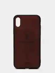 Коричневый дизайнерский чехол на iPhone с оленем