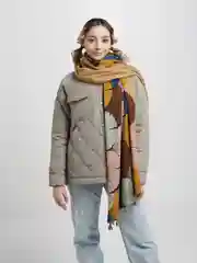 Бежевый палантин