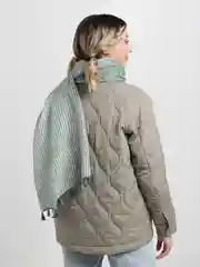 Зеленый палантин легкий