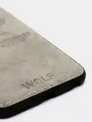Серый дизайнерский чехол на iPhone с орлом