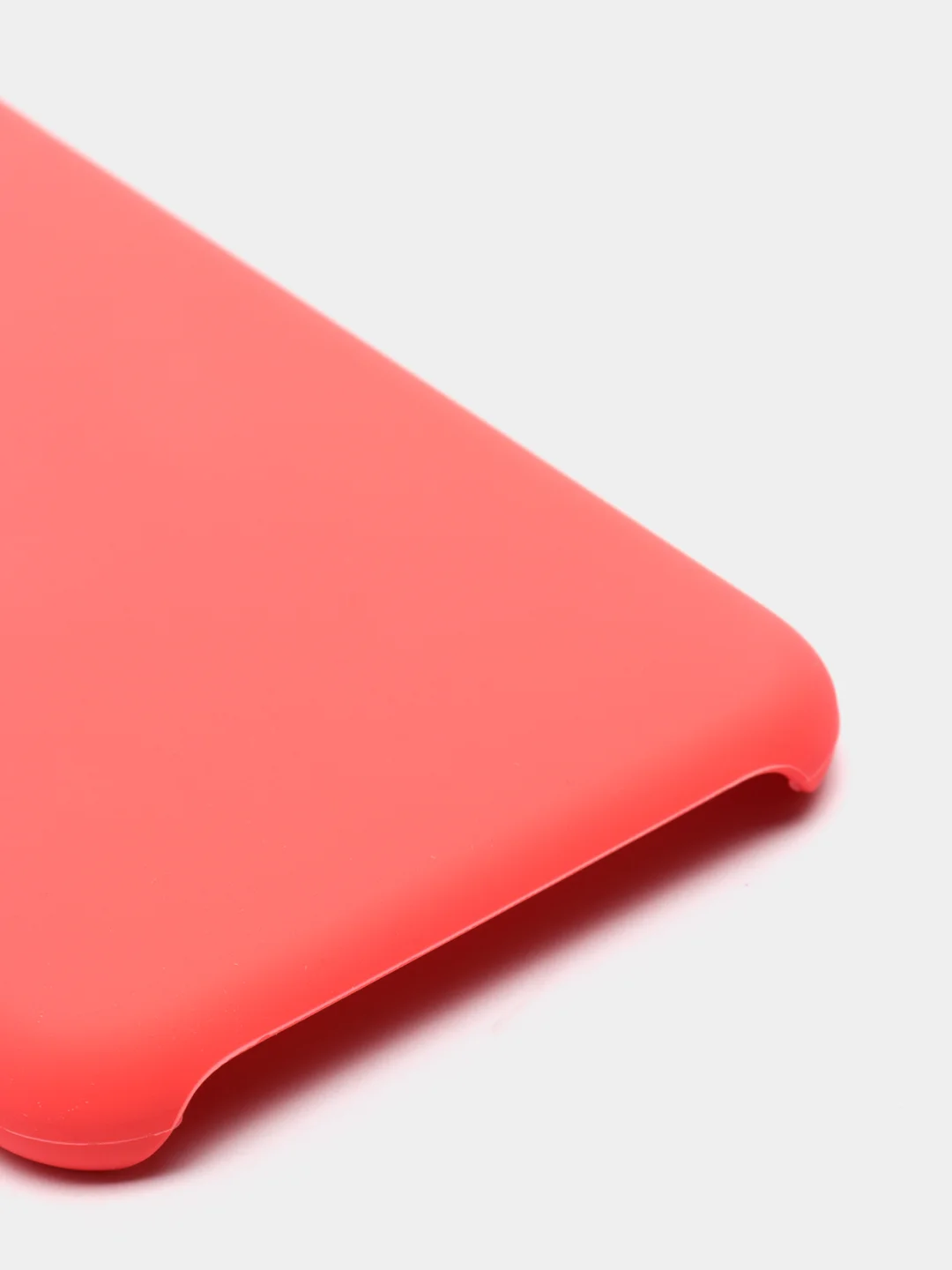 Коралловый чехол Silicon Case для iPhone X/XS