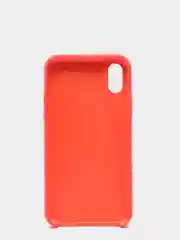Коралловый чехол Silicon Case для iPhone X/XS