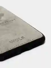 Серый дизайнерский чехол на iPhone с орлом