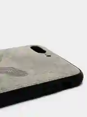 Серый дизайнерский чехол на iPhone с орлом