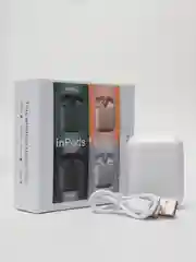 Белый беспроводные наушники