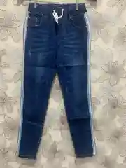 Белый джеггинсы на резинке