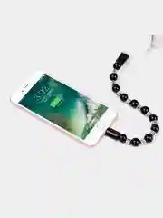 Розовый браслет - зарядка на Айфон / Apple iPhone