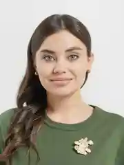 Бежевый меланж значки "Единорог"