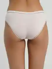 Розовый женские хлопковые трусы слипы