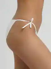 Белый женские хлопковые трусы бикини