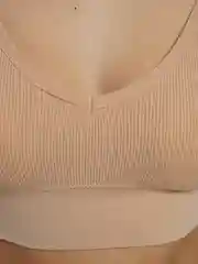 Бежевый женский топ