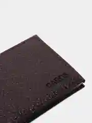Коричневый визитница Cards