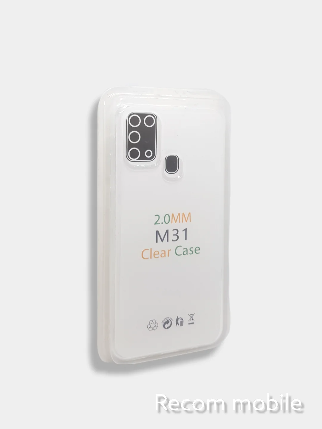 Прозрачный чехол Siliconе Case для Samsung M31 Cамсунг М31 soft touch