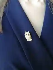 Золотой брошь на булавке Сова