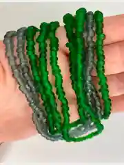 Чокер разноцветный на шею из бисера