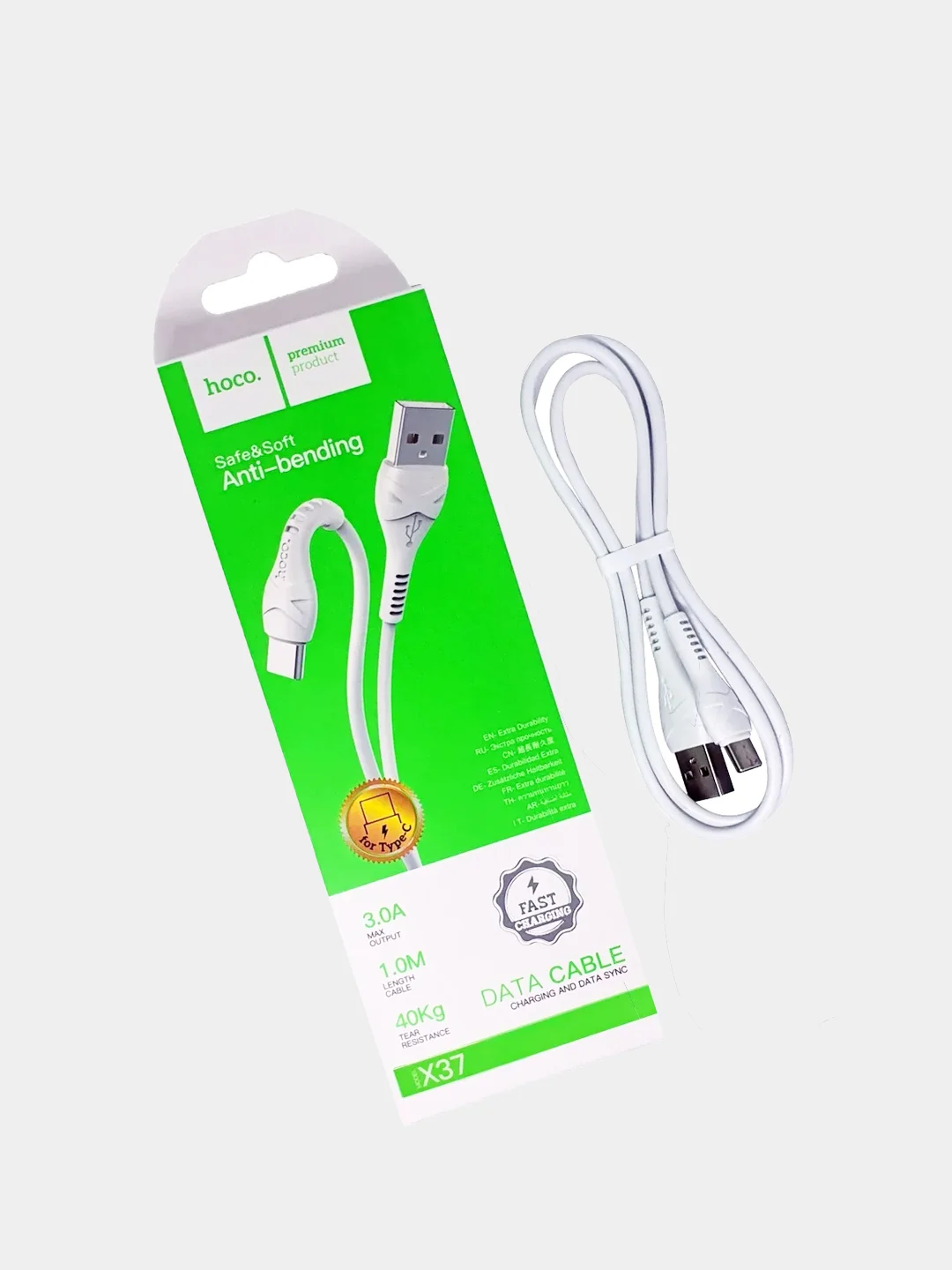 Кабель для зарядки Hoco X37 - Micro USB/ Lightning (iPhone)/ Type-C (1 метр)