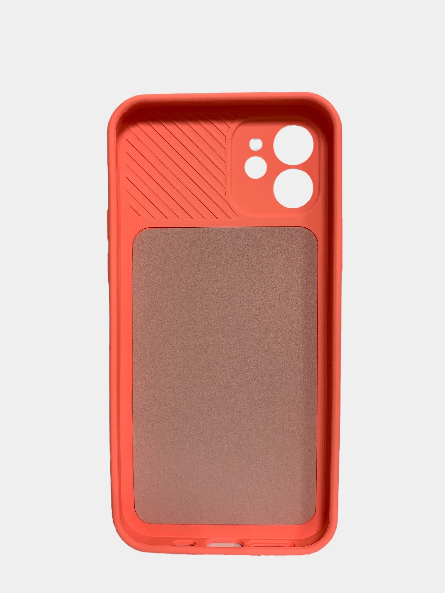 Коралловый чехол для iPhone 12, защита камеры, бархатный