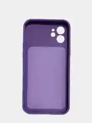 Фиолетовый чехол для iPhone 12, защита камеры, бархатный